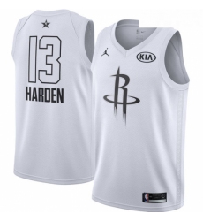 Youth Nike Jordan Houston Rockets 13 James Harden Swingman White 2018 All Star Game NBA Jersey