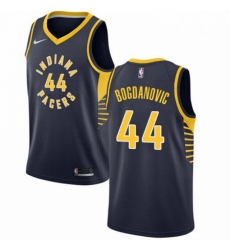 Mens Nike Indiana Pacers 44 Bojan Bogdanovic Swingman Navy Blue Road NBA Jersey Icon Edition 