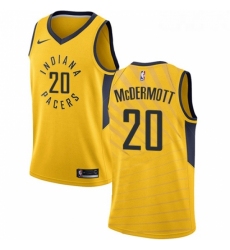 Womens Nike Indiana Pacers 20 Doug McDermott Swingman Gold NBA Jersey Statement Edition 