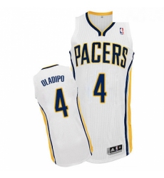 Youth Adidas Indiana Pacers 4 Victor Oladipo Authentic White Home NBA Jersey 