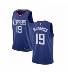 Womens Los Angeles Clippers 19 Rodney McGruder Authentic Blue Basketball Jersey Icon Edition 
