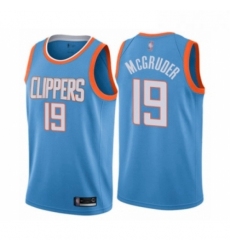 Womens Los Angeles Clippers 19 Rodney McGruder Swingman Blue Basketball Jersey City Edition 