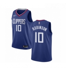 Womens Nike Los Angeles Clippers 10 Jerome Robinson Swingman Blue NBA Jersey Icon Edition 