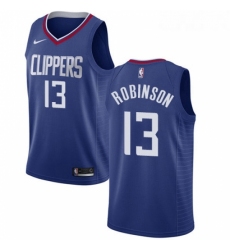 Womens Nike Los Angeles Clippers 13 Jerome Robinson Swingman Blue NBA Jersey Icon Edition 