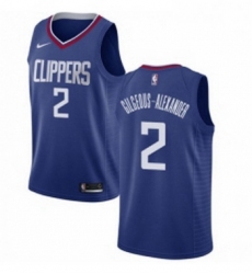 Womens Nike Los Angeles Clippers 2 Shai Gilgeous Alexander Swingman Blue NBA Jersey Icon Edition 