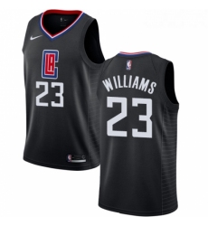 Womens Nike Los Angeles Clippers 23 Louis Williams Authentic Black Alternate NBA Jersey Statement Edition 