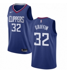 Womens Nike Los Angeles Clippers 32 Blake Griffin Swingman Blue Road NBA Jersey Icon Edition