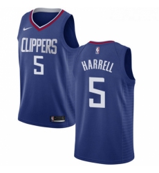 Womens Nike Los Angeles Clippers 5 Montrezl Harrell Swingman Blue NBA Jersey Icon Edition 