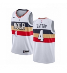 Youth Nike New Orleans Pelicans 4 Elfrid Payton White Swingman Jersey Earned Edition 