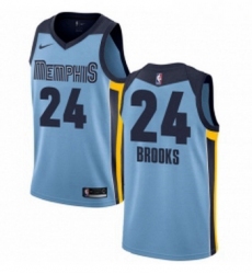 Youth Nike Memphis Grizzlies 24 Dillon Brooks Authentic Light Blue NBA Jersey Statement Edition 