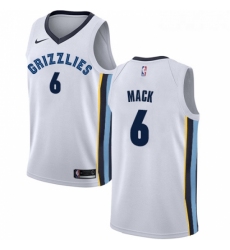 Youth Nike Memphis Grizzlies 6 Shelvin Mack Swingman White NBA Jersey Association Edition 