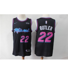 Heat 22 Jimmy Butler Black City Edition Nike Swingman Jersey