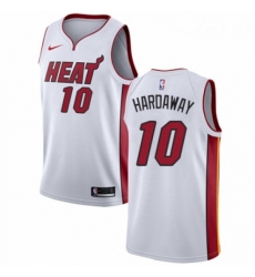 Mens Nike Miami Heat 10 Tim Hardaway Swingman NBA Jersey Association Edition