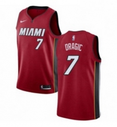 Youth Nike Miami Heat 7 Goran Dragic Swingman Red NBA Jersey Statement Edition