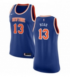 Womens Nike New York Knicks 13 Joakim Noah Swingman Royal Blue NBA Jersey Icon Edition