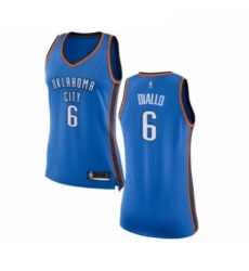 Womens Oklahoma City Thunder 6 Hamidou Diallo Swingman Royal Blue Basketball Jersey Icon Edition 