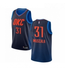 Youth Oklahoma City Thunder 31 Mike Muscala Swingman Navy Blue Basketball Jersey Statement Edition 