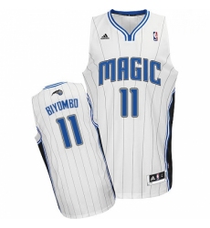 Mens Adidas Orlando Magic 11 Bismack Biyombo Swingman White Home NBA Jersey