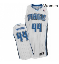 Womens Adidas Orlando Magic 44 Jason Williams Authentic White Home NBA Jersey