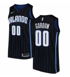 Womens Nike Orlando Magic 0 Aaron Gordon Swingman Black Alternate NBA Jersey Statement Edition