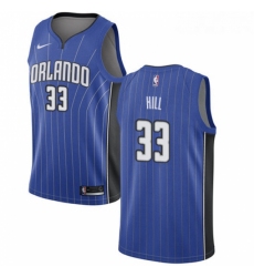 Womens Nike Orlando Magic 33 Grant Hill Swingman Royal Blue Road NBA Jersey Icon Edition