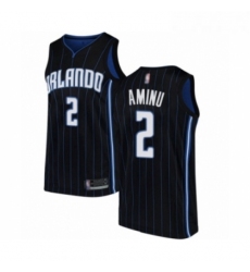 Womens Orlando Magic 2 Al Farouq Aminu Swingman Black Basketball Jersey Statement Edition 