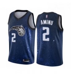 Womens Orlando Magic 2 Al Farouq Aminu Swingman Blue Basketball Jersey City Edition 