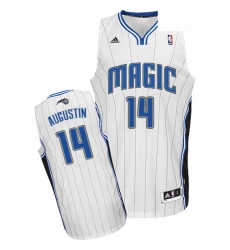 Youth Adidas Orlando Magic 14 DJ Augustin Swingman White Home NBA Jersey