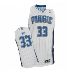 Youth Adidas Orlando Magic 33 Grant Hill Authentic White Home NBA Jersey