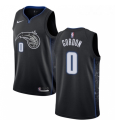 Youth Nike Orlando Magic 0 Aaron Gordon Swingman Black NBA Jersey City Edition