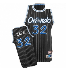 Youth Nike Orlando Magic 32 Shaquille ONeal Swingman Black Throwback NBA Jersey