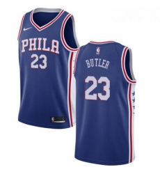 Youth Nike Philadelphia 76ers 23 Jimmy Butler Swingman Blue NBA Jersey Icon Edition 