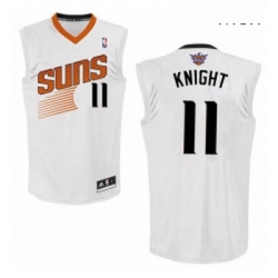 Mens Adidas Phoenix Suns 11 Brandon Knight Swingman White Home NBA Jersey