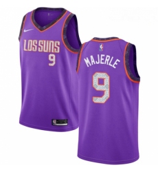 Mens Nike Phoenix Suns 9 Dan Majerle Swingman Purple NBA Jersey 2018 19 City Edition