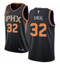 Womens Nike Phoenix Suns 32 Shaquille ONeal Authentic Black Alternate NBA Jersey Statement Edition