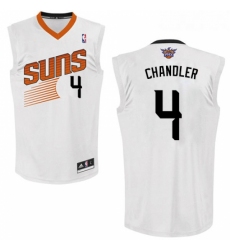 Youth Adidas Phoenix Suns 4 Tyson Chandler Swingman White Home NBA Jersey