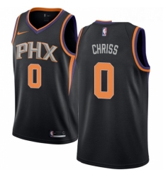 Youth Nike Phoenix Suns 0 Marquese Chriss Swingman Black Alternate NBA Jersey Statement Edition