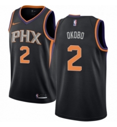 Youth Nike Phoenix Suns 2 Elie Okobo Swingman Black NBA Jersey Statement Edition 