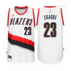 Portland Trail Blazers 23 Allen Crabbe New Swingman Home White Jersey 