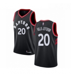 Womens Toronto Raptors 20 Rondae Hollis Jefferson Swingman Black Basketball Jersey Statement Edition 