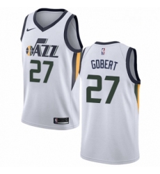 Mens Nike Utah Jazz 27 Rudy Gobert Authentic NBA Jersey Association Edition