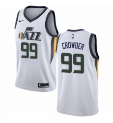 Mens Nike Utah Jazz 99 Jae Crowder Authentic NBA Jersey Association Edition 