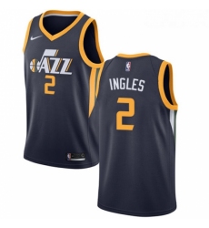 Youth Nike Utah Jazz 2 Joe Ingles Navy NBA Swingman Icon Edition Jersey 