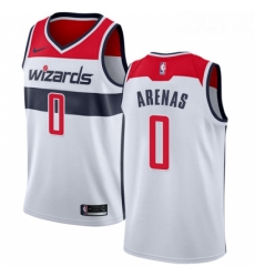 Womens Nike Washington Wizards 0 Gilbert Arenas Authentic White Home NBA Jersey Association Edition