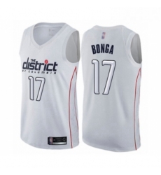 Womens Washington Wizards 17 Isaac Bonga Swingman White Basketball Jersey City Edition 