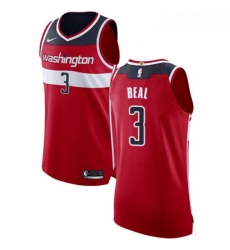 Youth Nike Washington Wizards 3 Bradley Beal Authentic Red Road NBA Jersey Icon Edition 