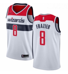 Youth Nike Washington Wizards 8 Tim Frazier Swingman White Home NBA Jersey Association Edition 