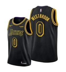 Youth Lakers Russell Westbrook 2021 trade black mamba inspired jersey