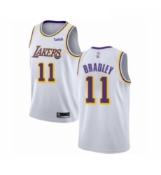 Youth Los Angeles Lakers 11 Avery Bradley Swingman White Basketball Jersey Association Edition 