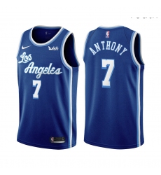 Youth Los Angeles Lakers Carmelo Anthony Classic Edition Blue 2021 Stitched NBA Jersey